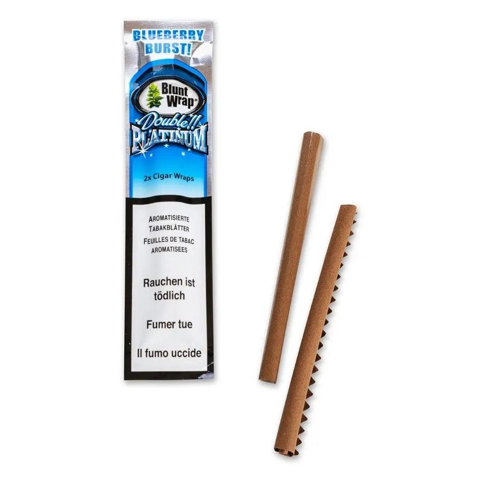 DOUBLE Platinum Blunt Wrap Blueberry Burst