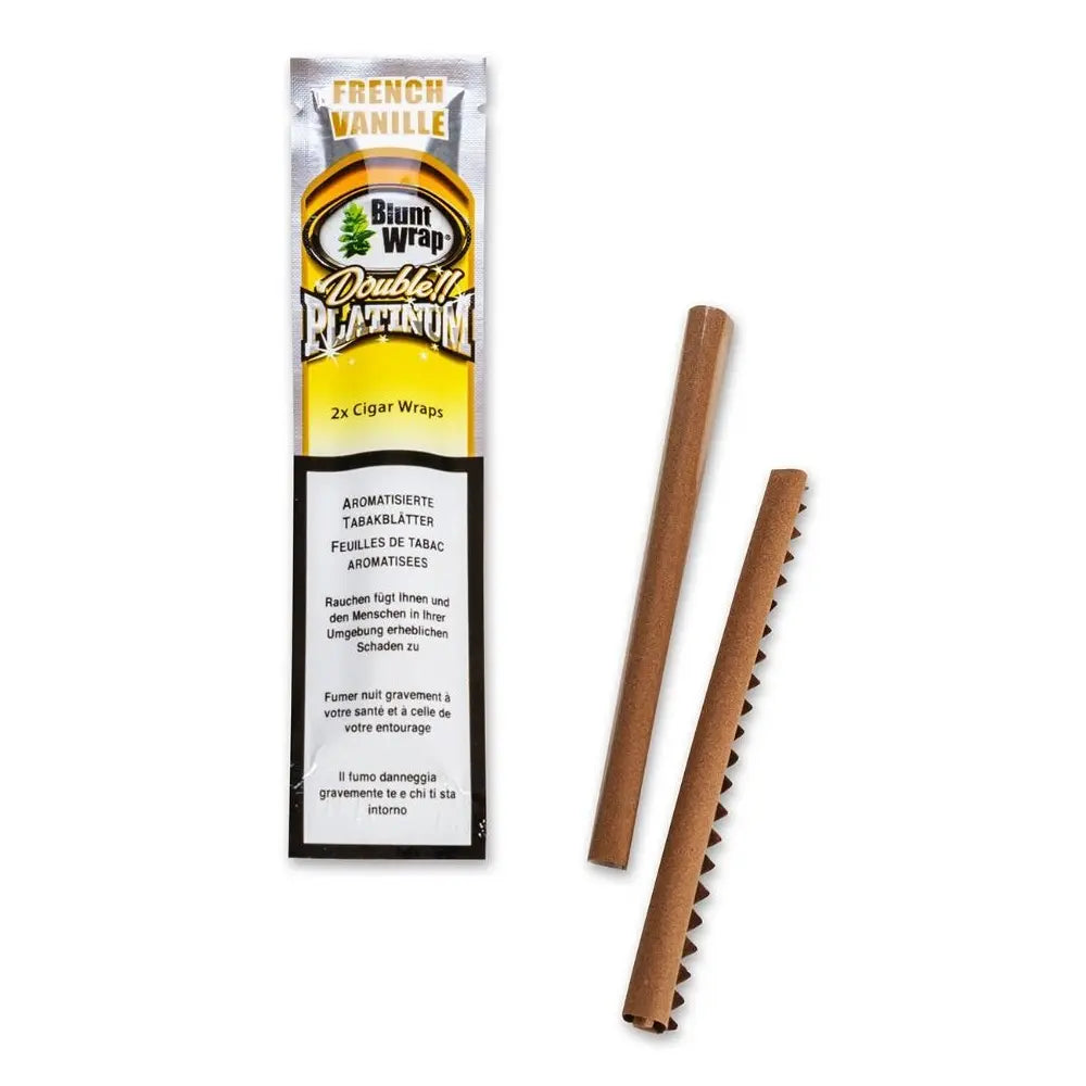 DOUBLE Platinum Blunt Wrap French Vanille