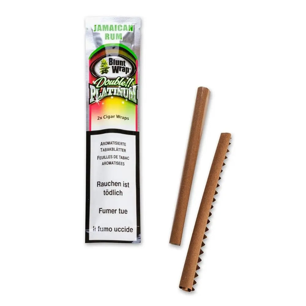 DOUBLE Platinum Blunt Wrap Jamaican Rum