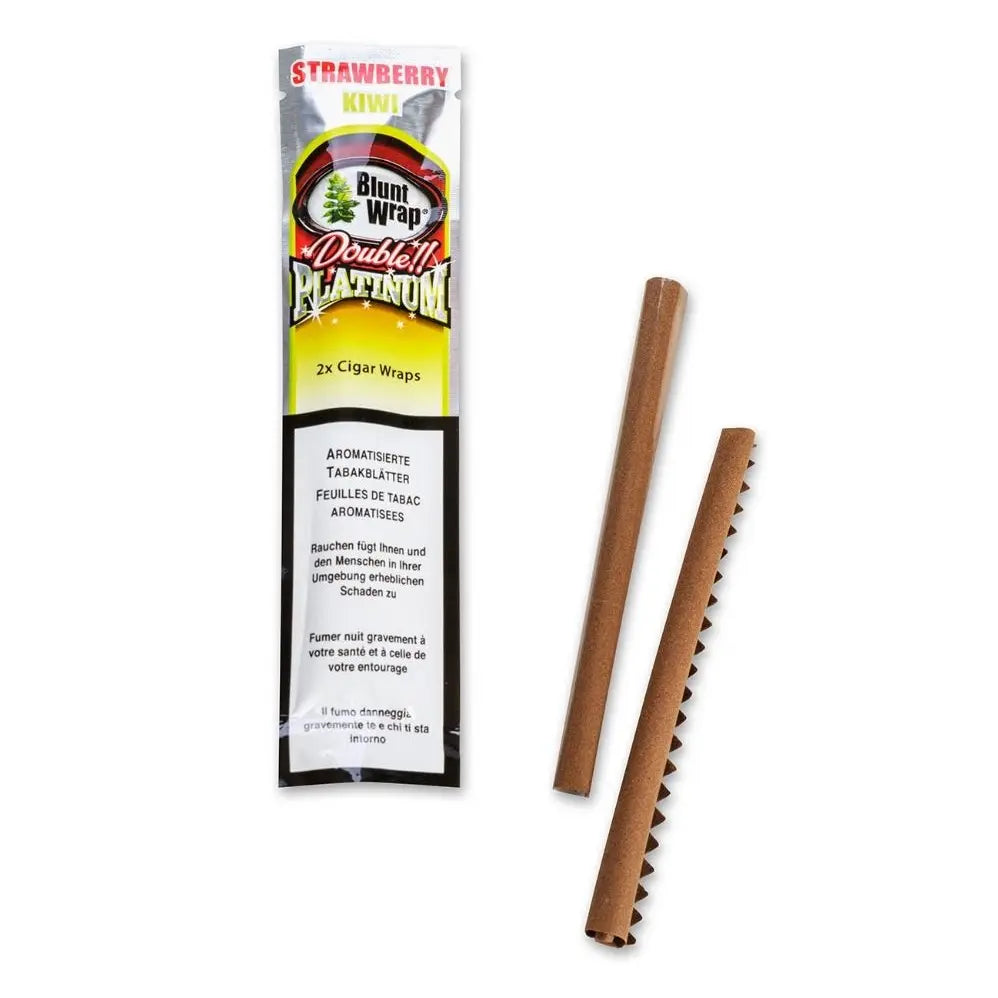 DOUBLE Platinum Blunt Wrap Strawberry Kiwi