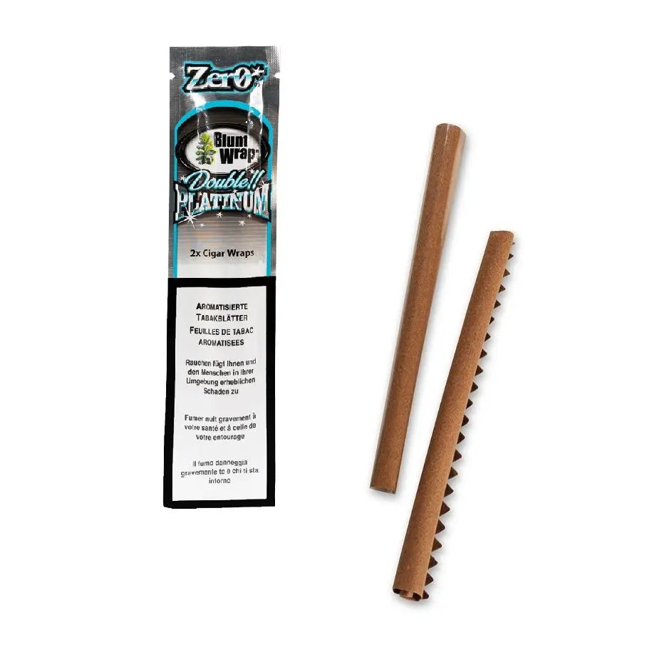 DOUBLE Platinum Blunt Wrap Zero