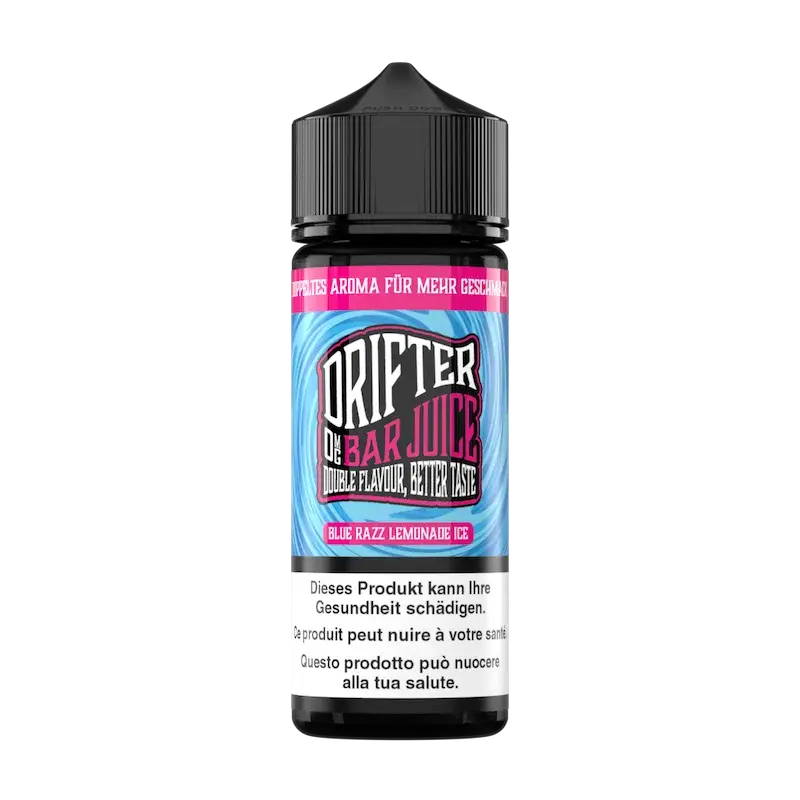 Drifter Bar Juice E-Liquid 100ml - Blue Razz Lemonade Ice 0mg