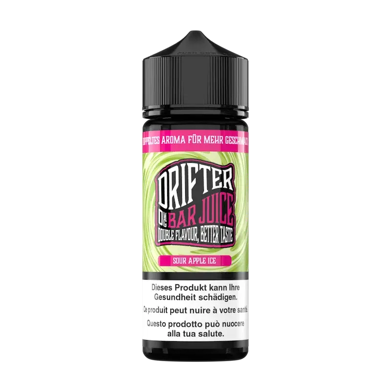 Drifter Bar Juice E-Liquid 100ml - Sour Apple Ice 0mg