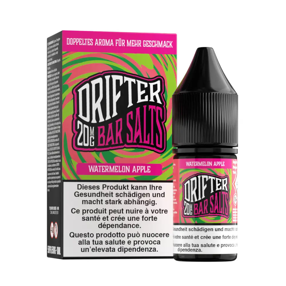 drifter bar salt watermelon ice 20mg e-liquid 10ml