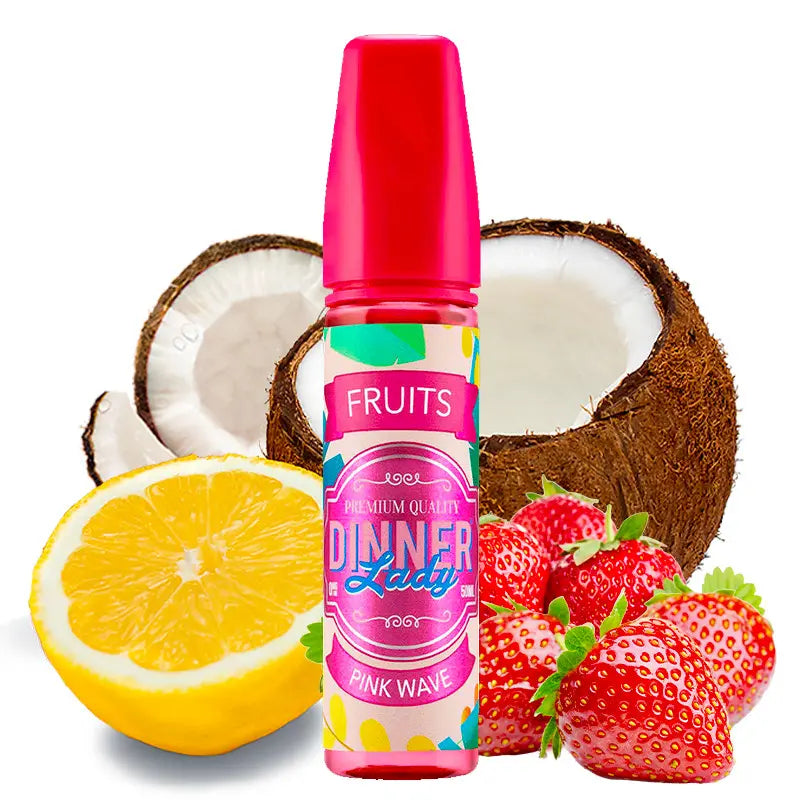E-Liquid Dinner Lady 50ml - Pink Wave 0mg