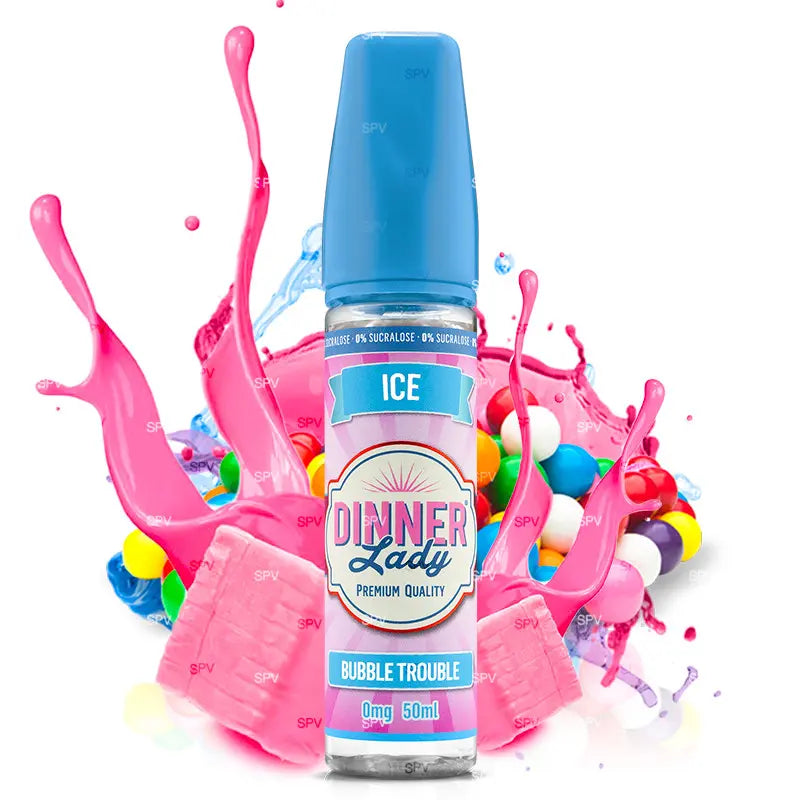E-Liquid Dinner Lady 50ml - Bubble Trouble Ice 0mg
