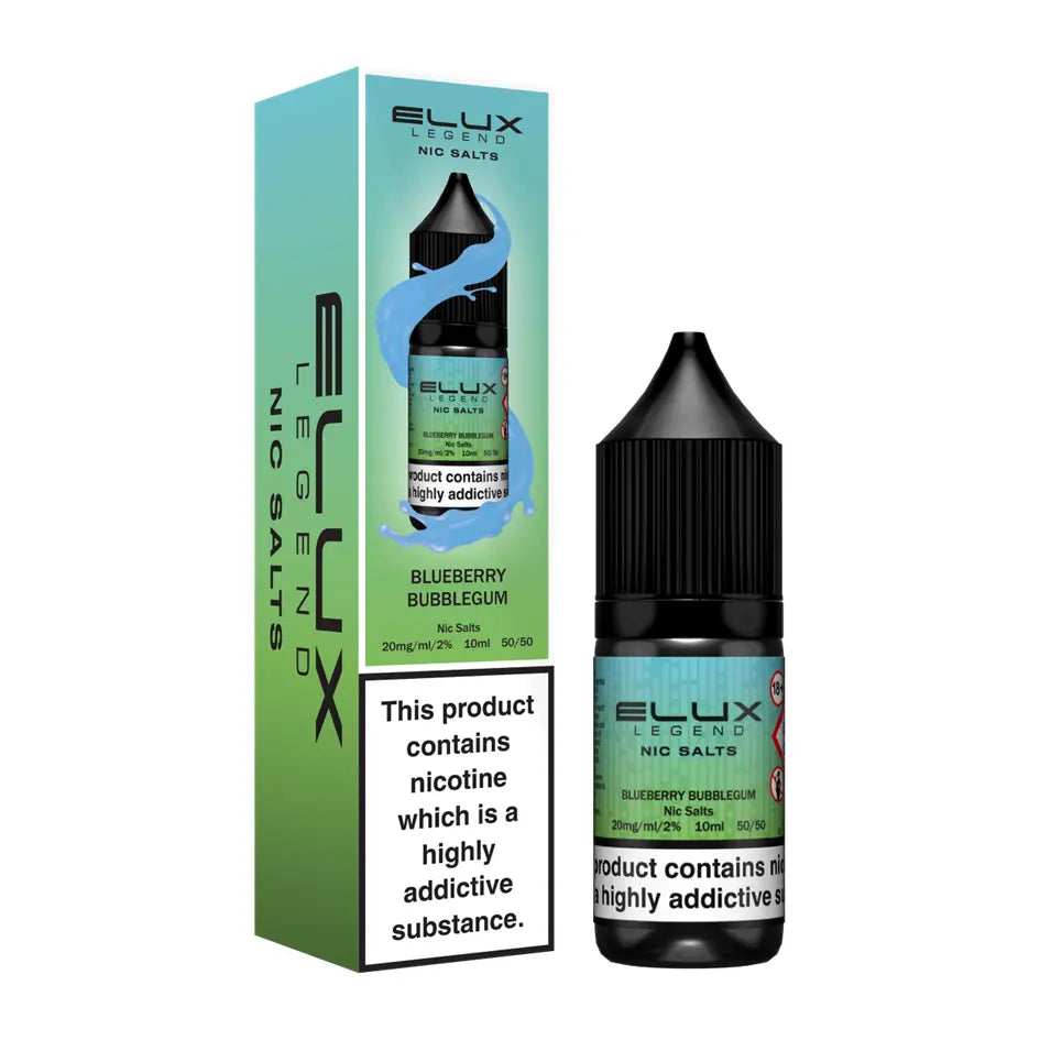e-liquid elux 10ml blueberry bubblegum 20mg nikotin