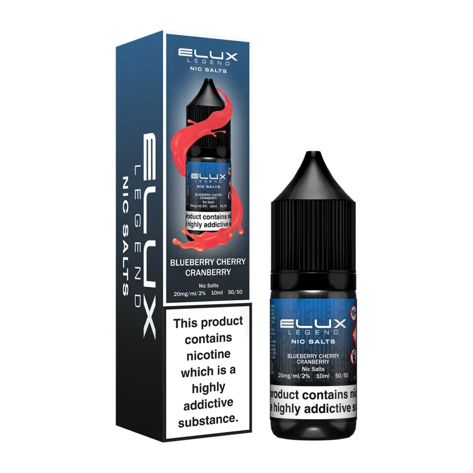 e-liquid elux 10ml blueberry cherry cranberry 20mg nikotin