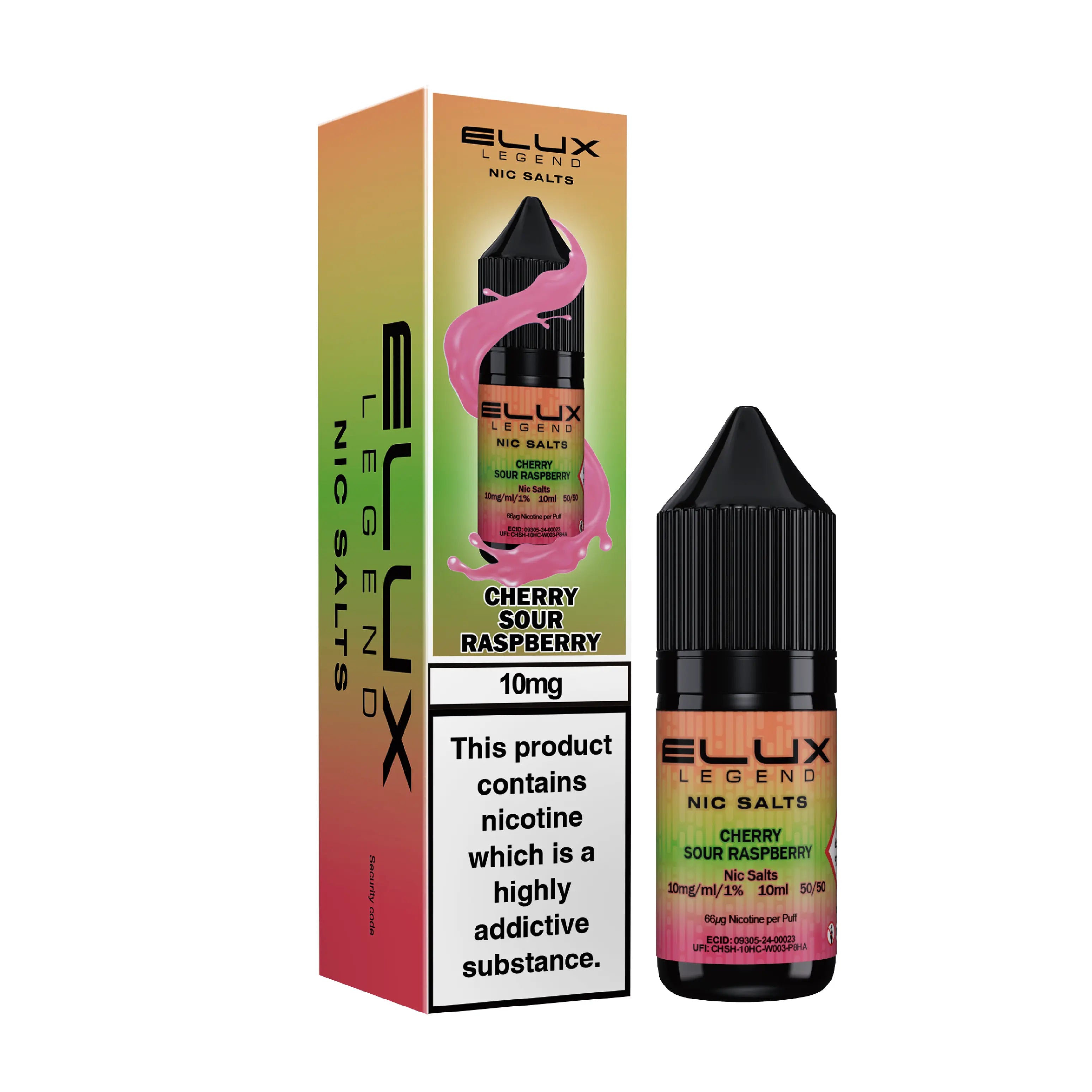 e-liquid elux 10ml cherry sour raspberry 20mg nikotin
