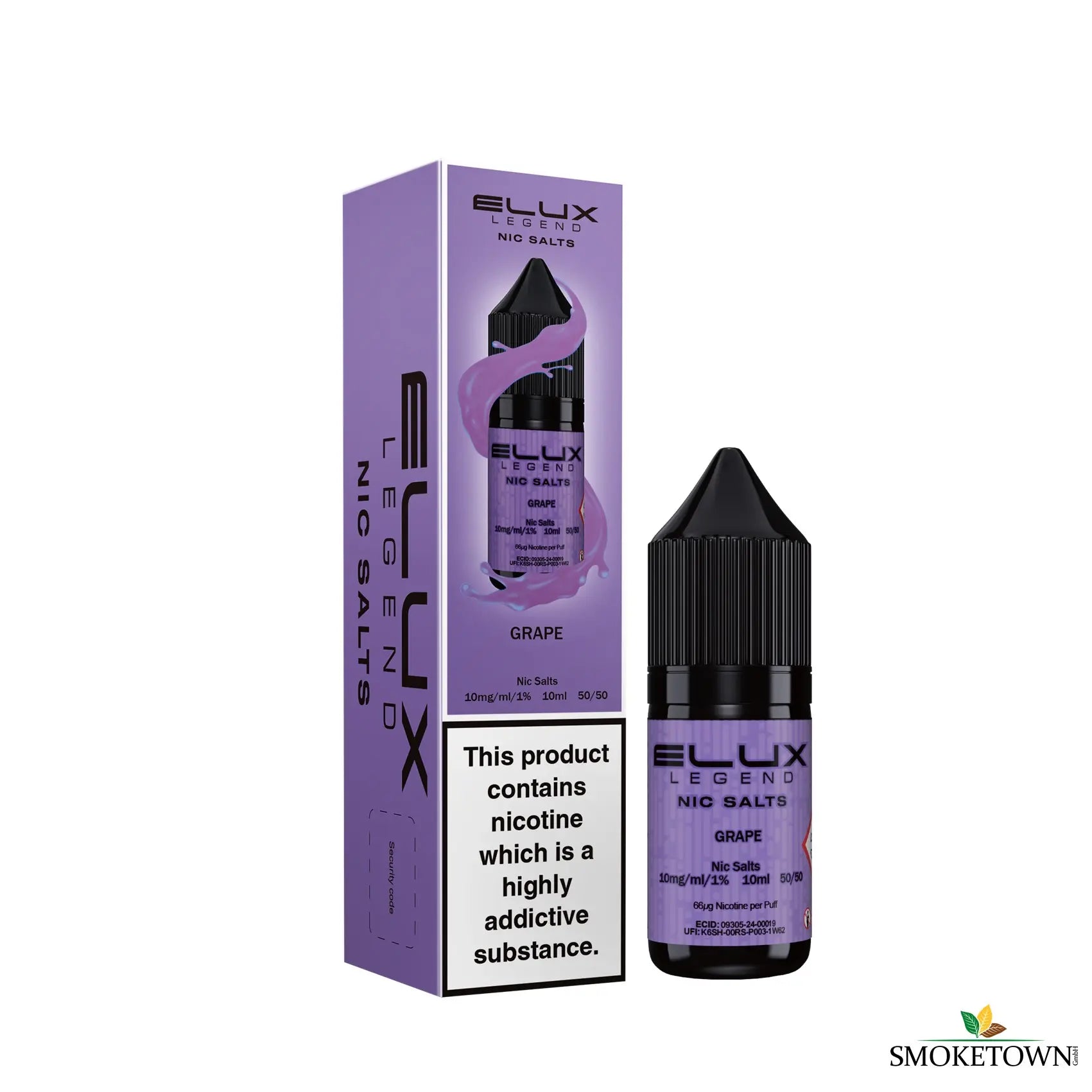 e-liquid elux 10ml grape 20mg nikotin