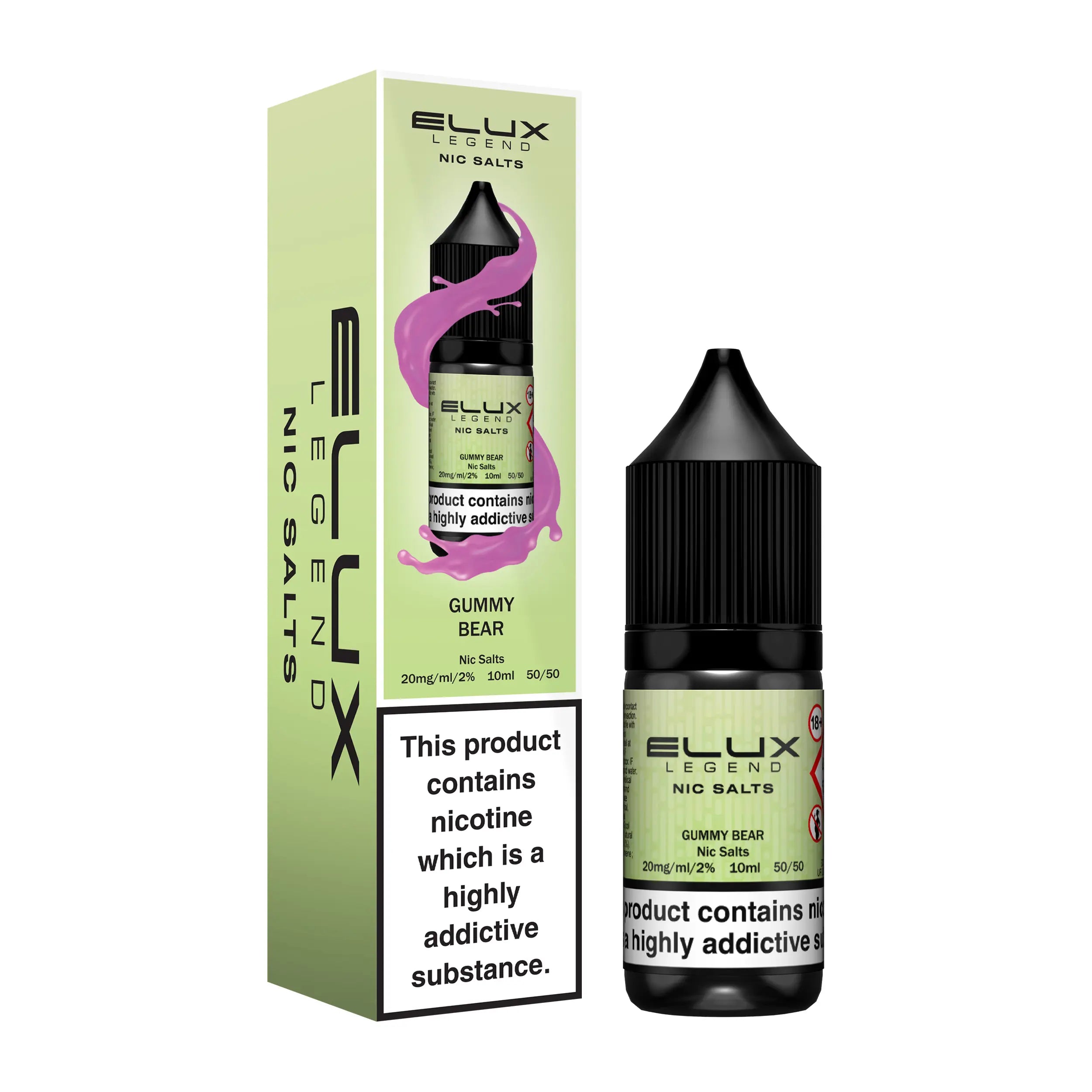 e-liquid elux 10ml gummy bear 20mg nikotin