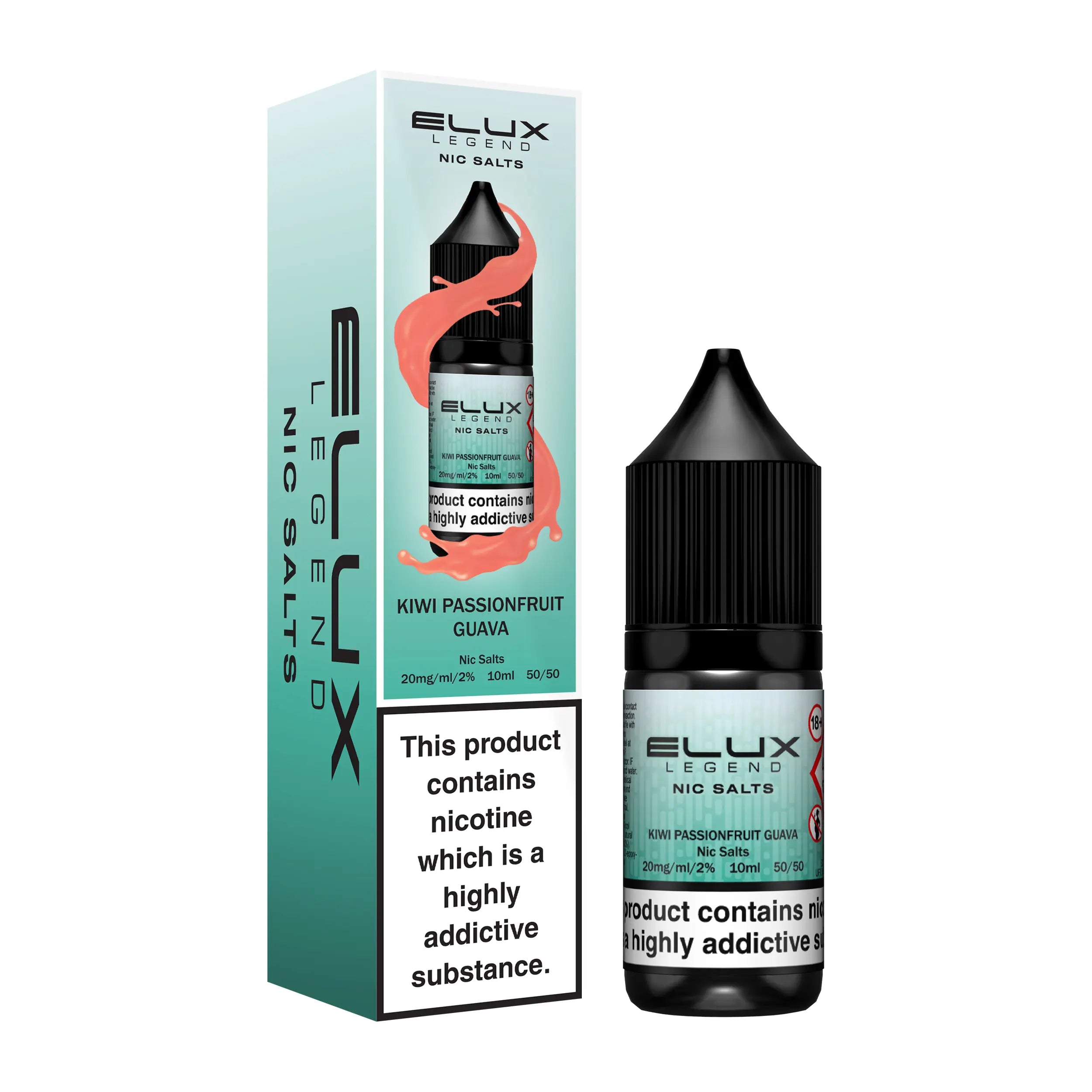 e-liquid elux 10ml kiwi maracuja guava 20mg nikotin