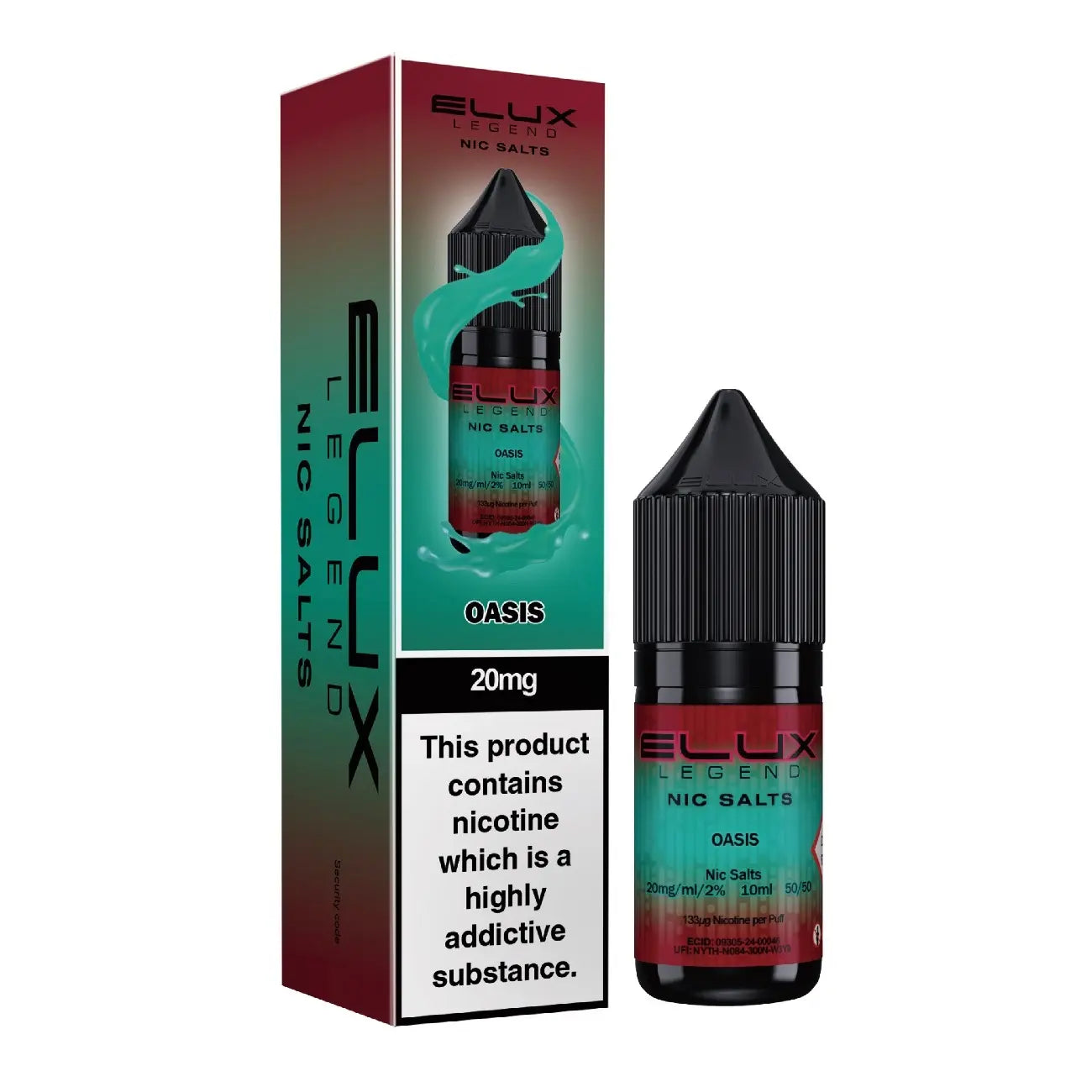 e-liquid elux 10ml oasis 20mg nikotin