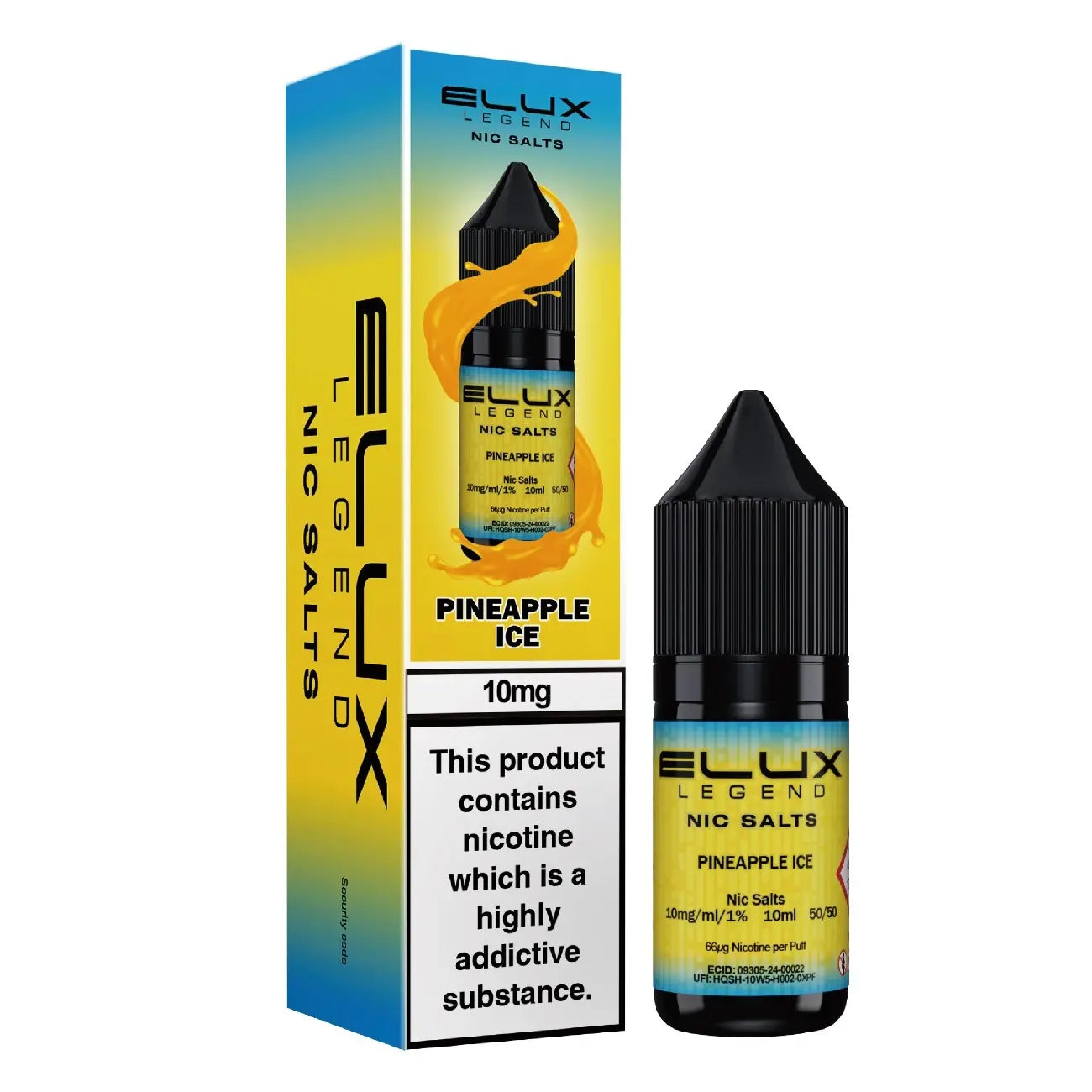 e-liquid elux 10ml pineapple ice 20mg nikotin