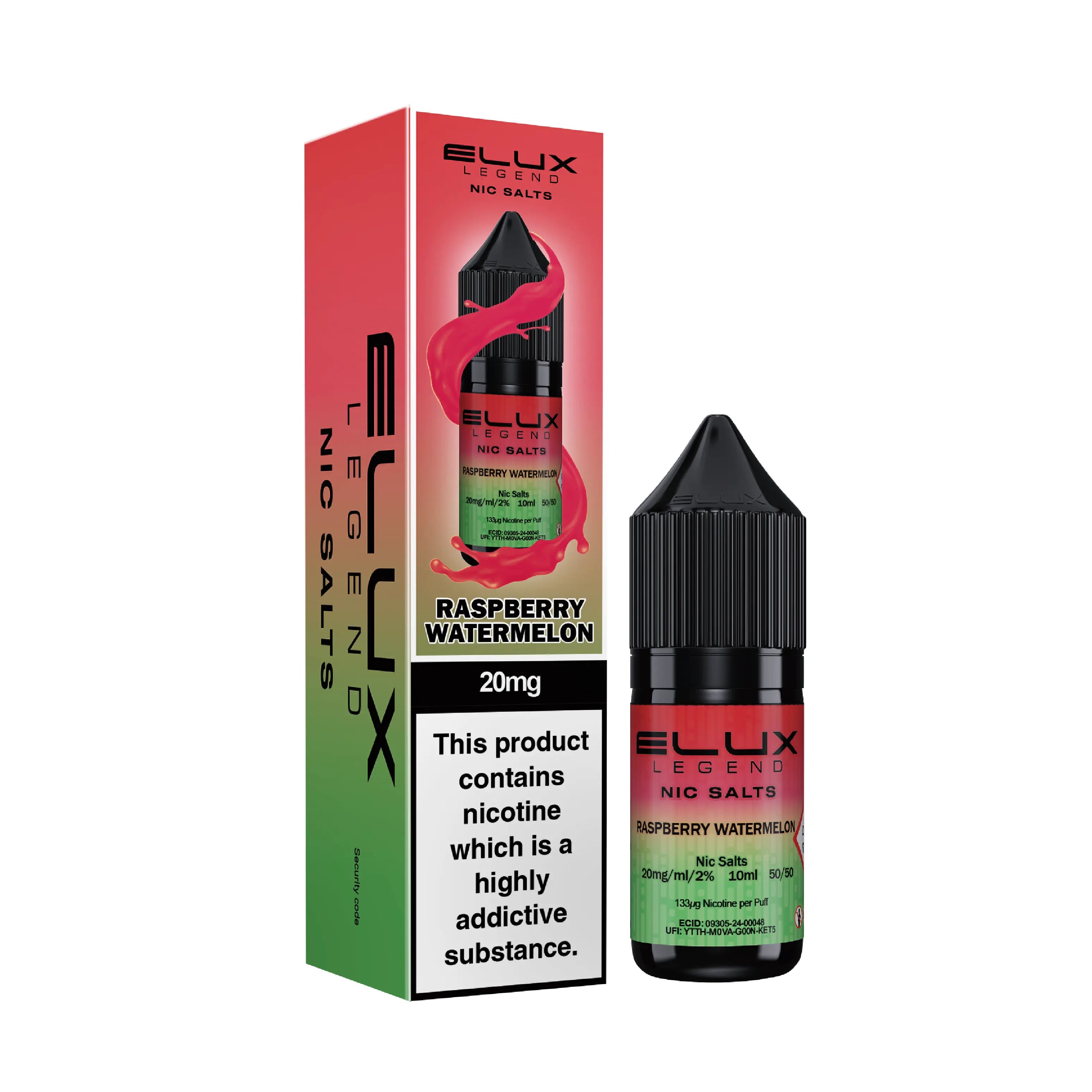 e-liquid elux 10ml raspberry watermelon 20mg nikotin