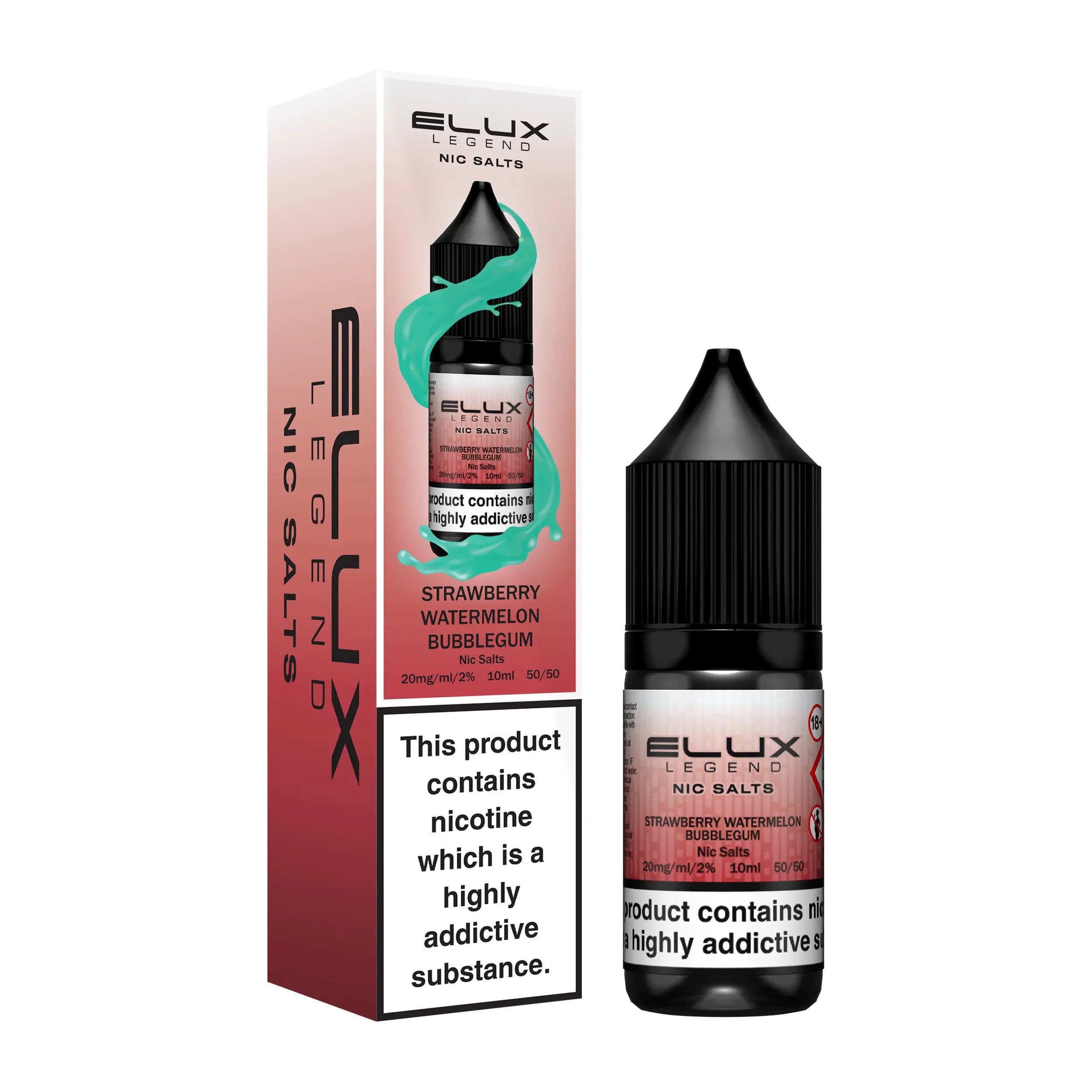 e-liquid elux 10ml strawberry watermelon bubblegum 20mg nikotin