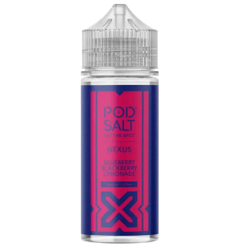 Pod Salt Nexus E-Liquid 100ml - Blueberry Blackberry Lemonade 0mg