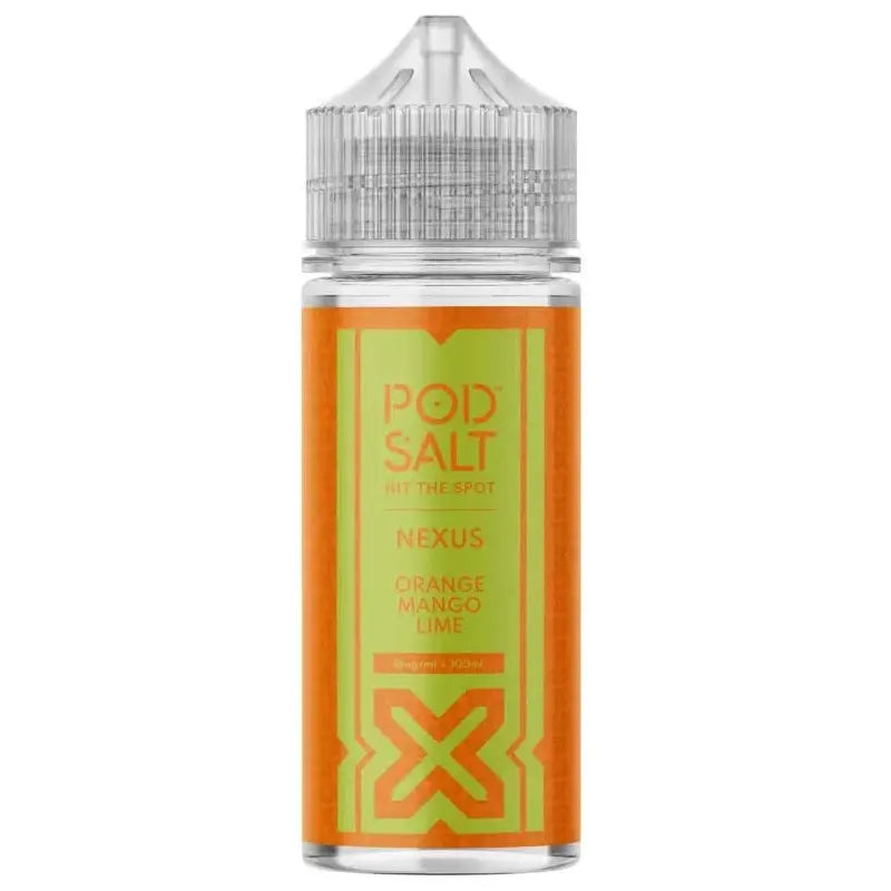 Pod Salt Nexus E-Liquid 100ml - Orange Mango Lime 0mg