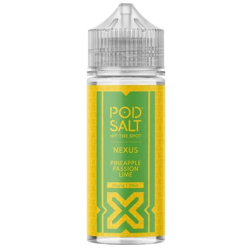 Pod Salt Nexus E-Liquid 100ml - Pineapple Passion Lime 0mg