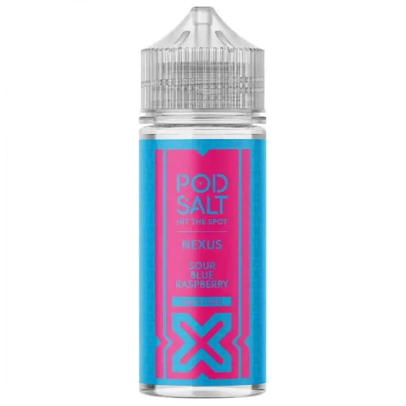 Pod Salt Nexus E-Liquid 100ml - Sour Blue Raspberry 0mg