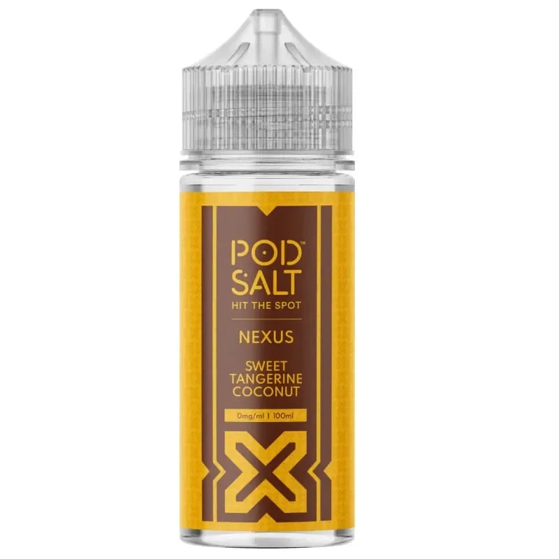 Pod Salt Nexus E-Liquid 100ml - Sweet Tangerine Coconut 0mg