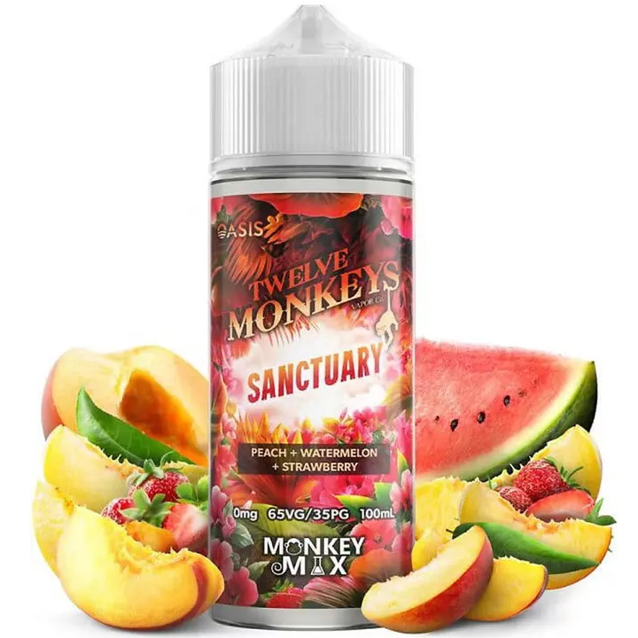 Twelve Monkeys E-Liquid 100ml - Sanctuary 0mg