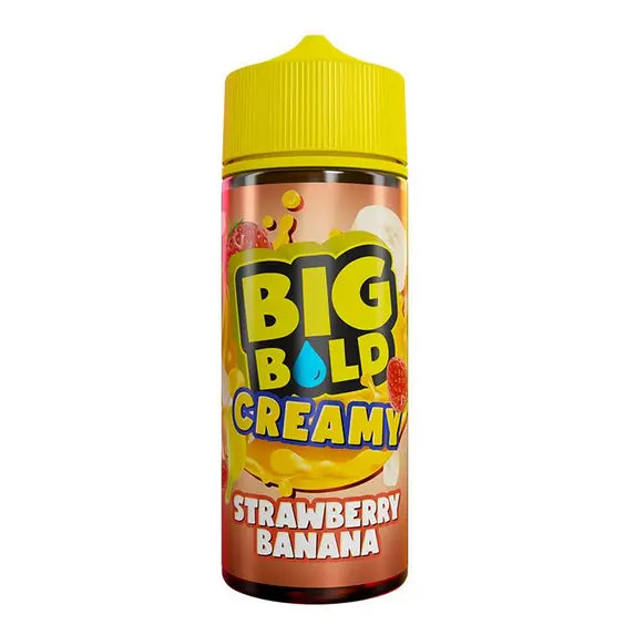 Big Bold E-Liquid 100ml - Creamy Strawberry Banana 0mg