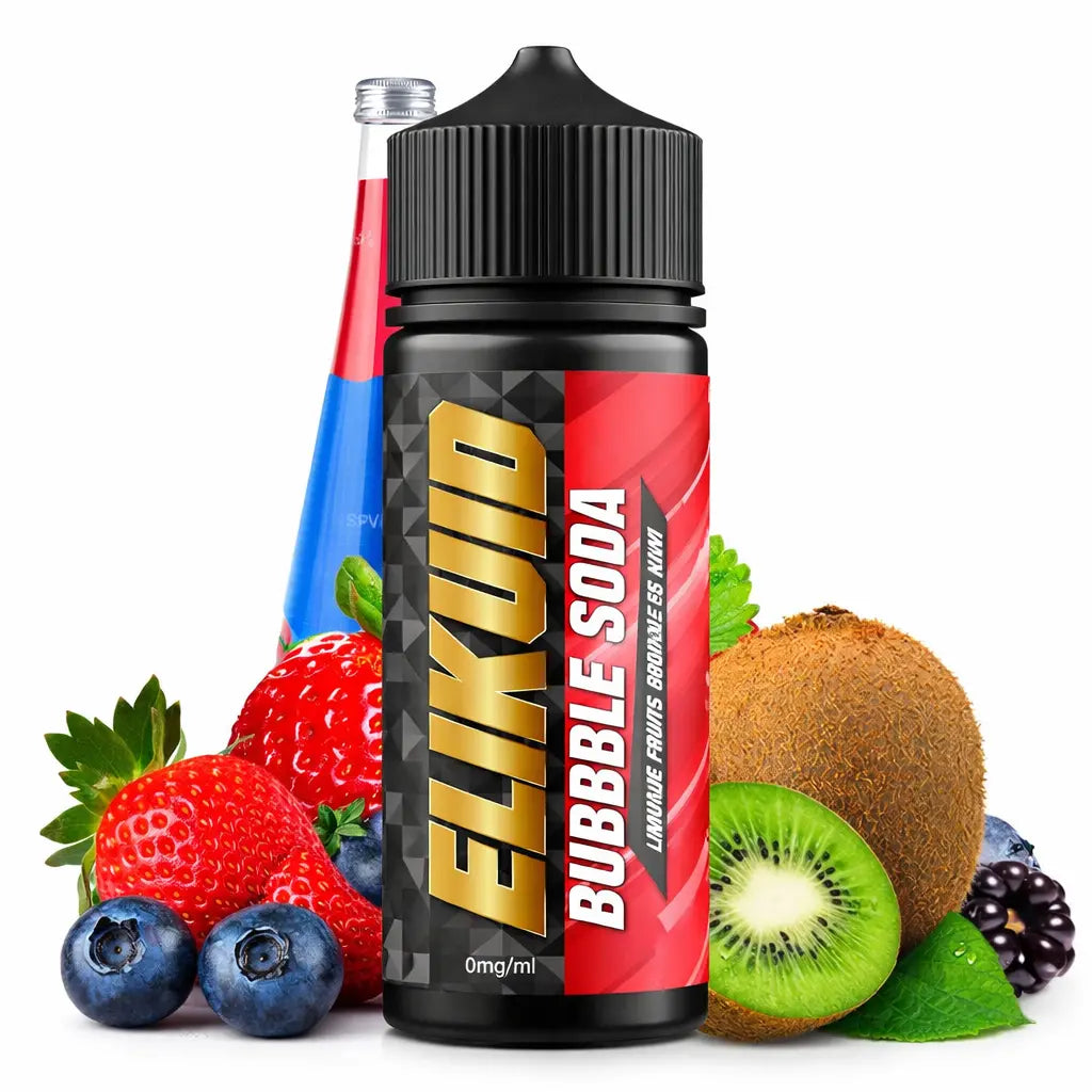 E-Liquid ELIKUID 100ml - Bubble Soda 0mg