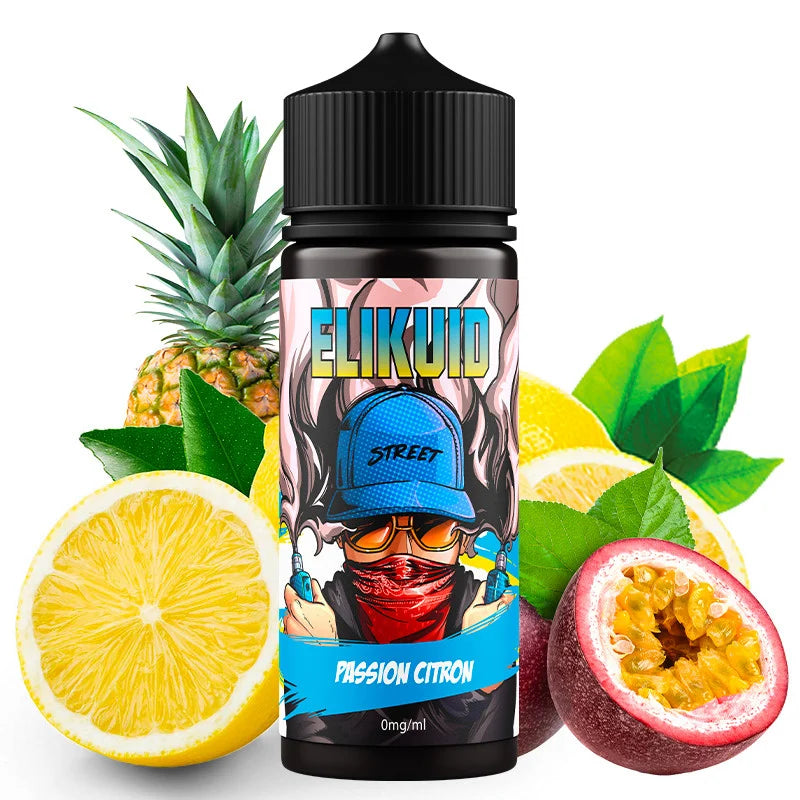 E-Liquid ELIKUID Street 100ml - Passion Citron 0mg