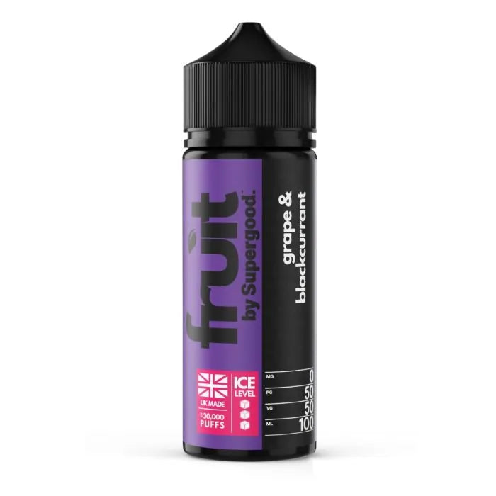 E-Liquid Fruit by Supergood - Grape Blackcurrant 0mg