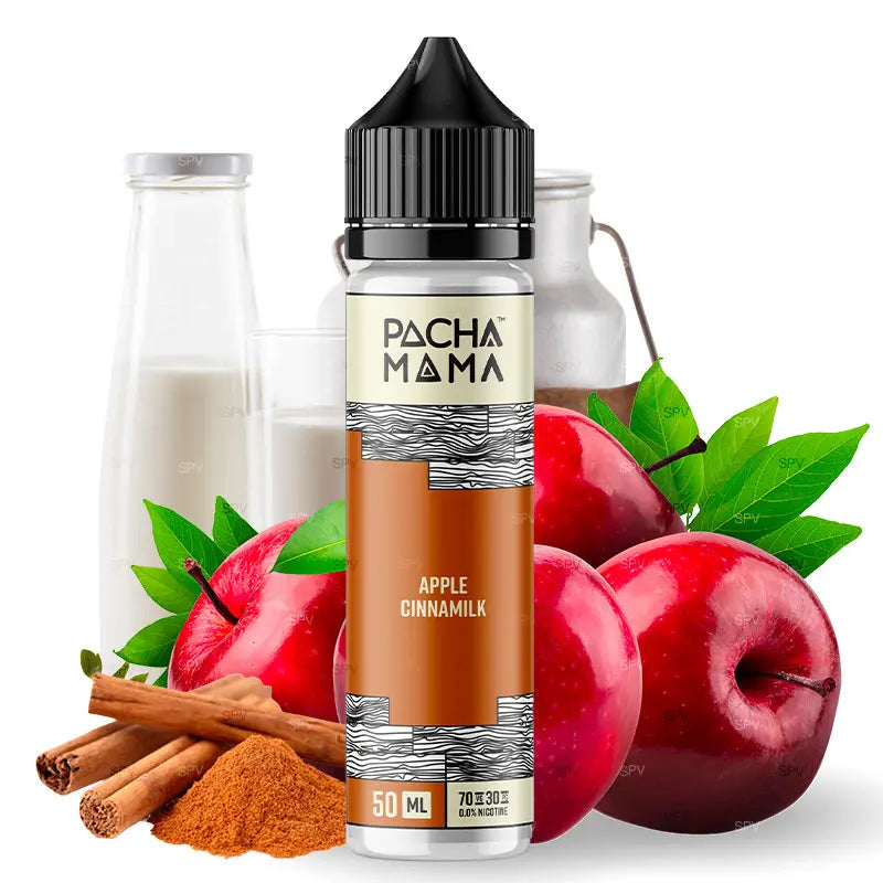 pacha mama e-liquid 50ml apple cinnamilk ohne nikotin