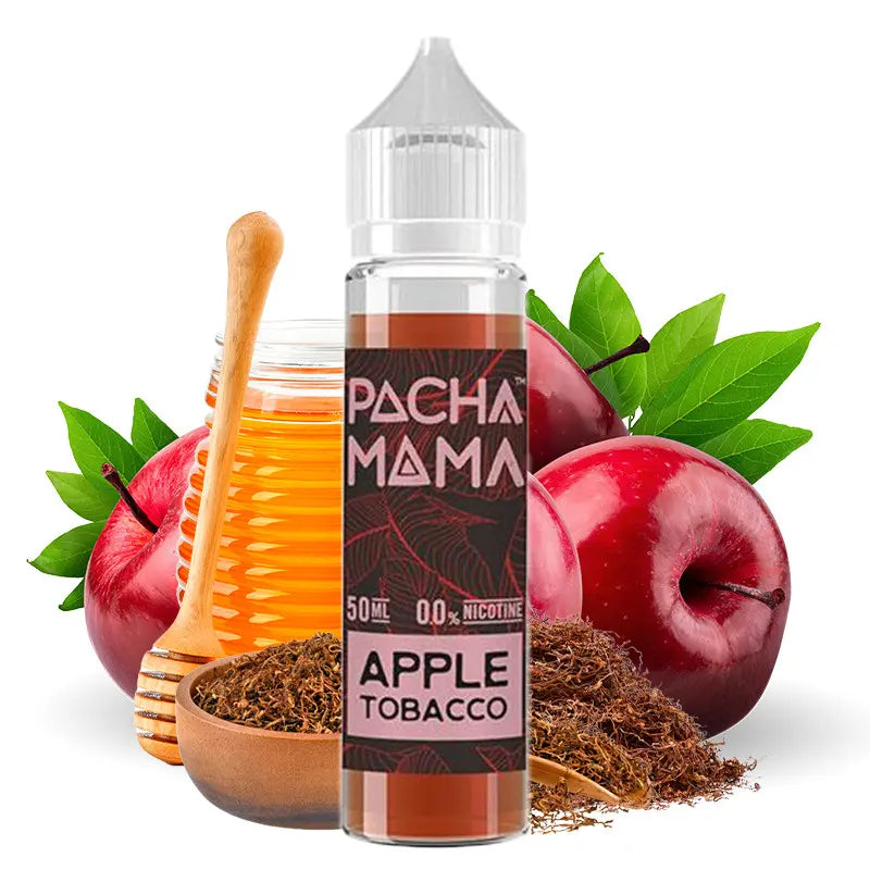 pacha mama e-liquid 50ml apple tobacco ohne nikotin