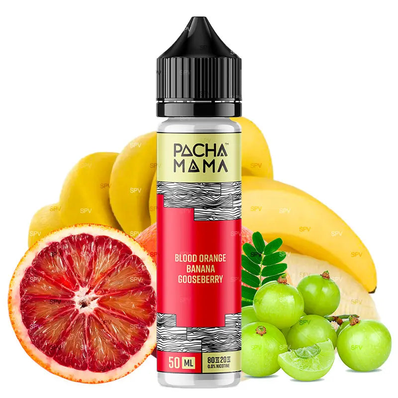 pacha mama e-liquid 50ml blood orange banana gooseberry ohne nikotin