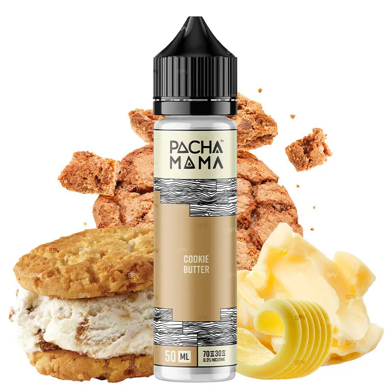 pacha mama e-liquid 50ml cookie butter ohne nikotin