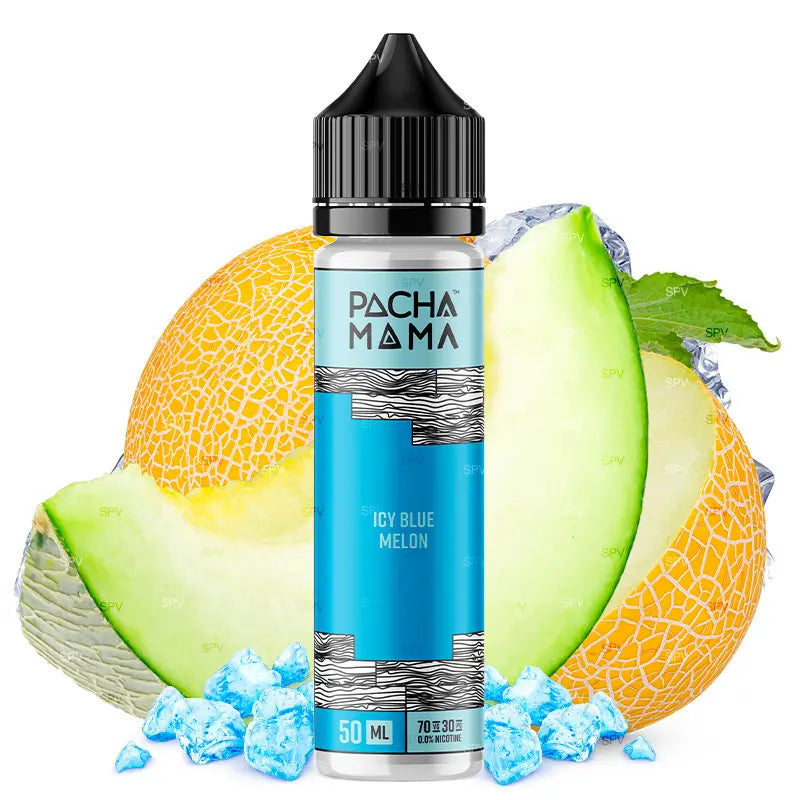 pacha mama e-liquid 50ml icy blue melon ohne nikotin