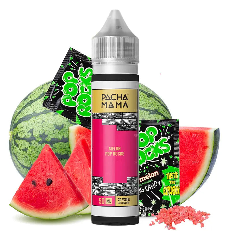 pacha mama e-liquid 50ml melon pop rocks ohne nikotin