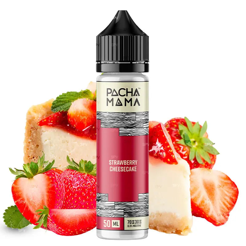 pacha mama e-liquid 50ml strawberry cheescake ohne nikotin