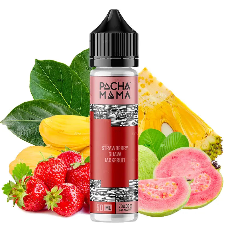 pacha mama e-liquid 50ml strawberry guava jackfruit ohne nikotin