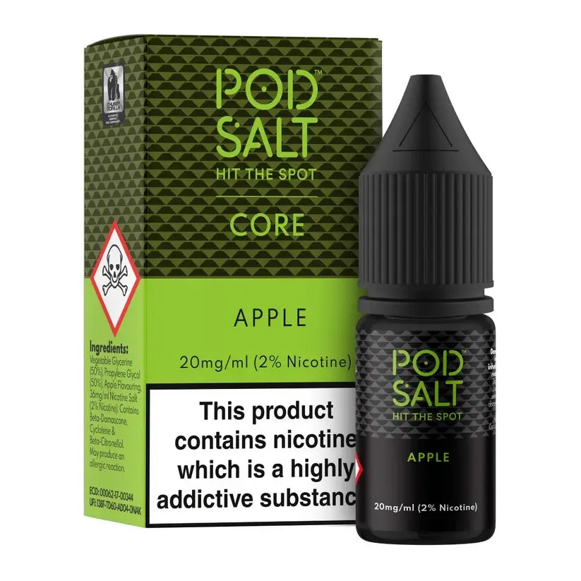 E-Liquid Pod Salt 10ml - Apple 20mg