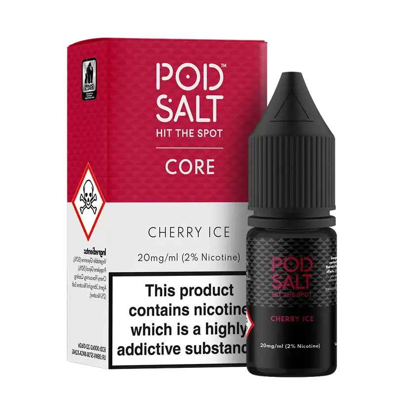 E-Liquid Pod Salt 10ml - Cherry Ice 20mg