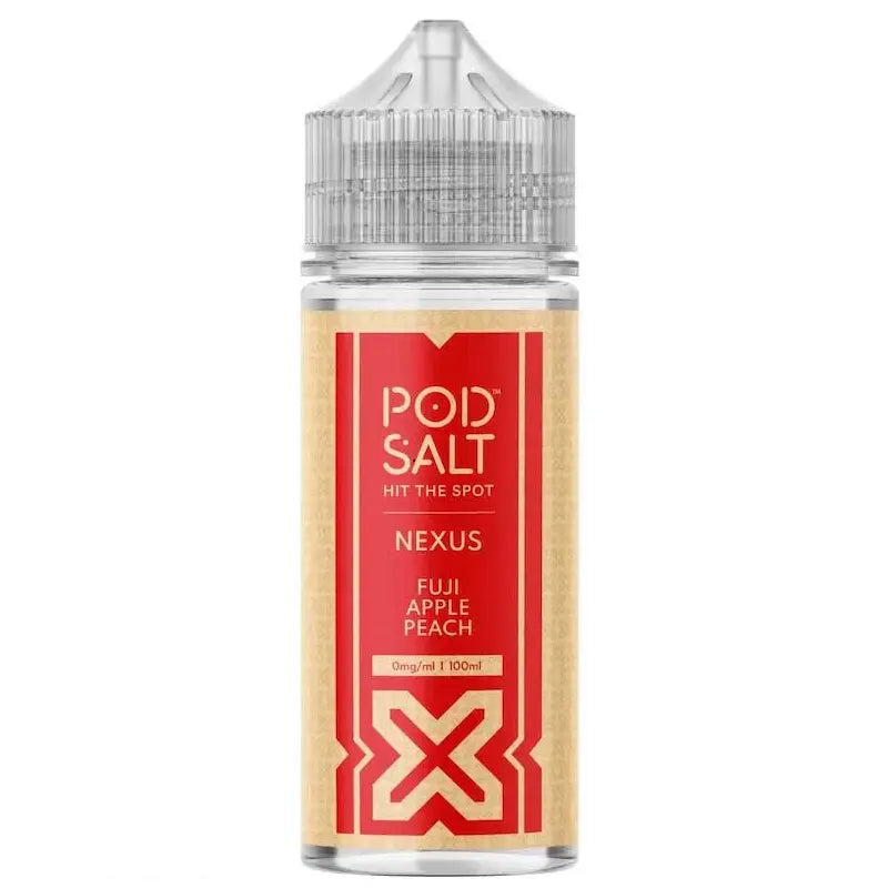 Pod Salt Nexus E-Liquid 100ml - Fuji Apple Peach 0mg