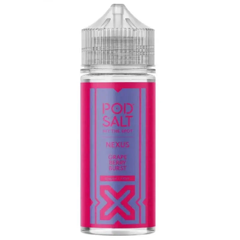 Pod Salt Nexus E-Liquid 100ml - Grape Berry Burst 0mg