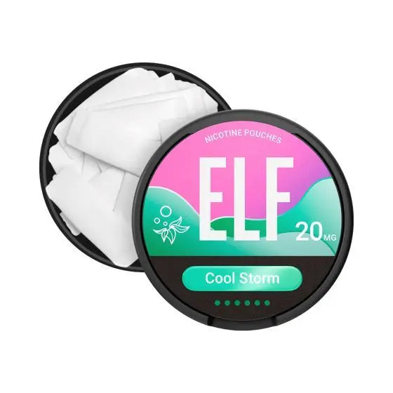 elf bar snus cool storm mit 20mg nikotinstärke offene dose