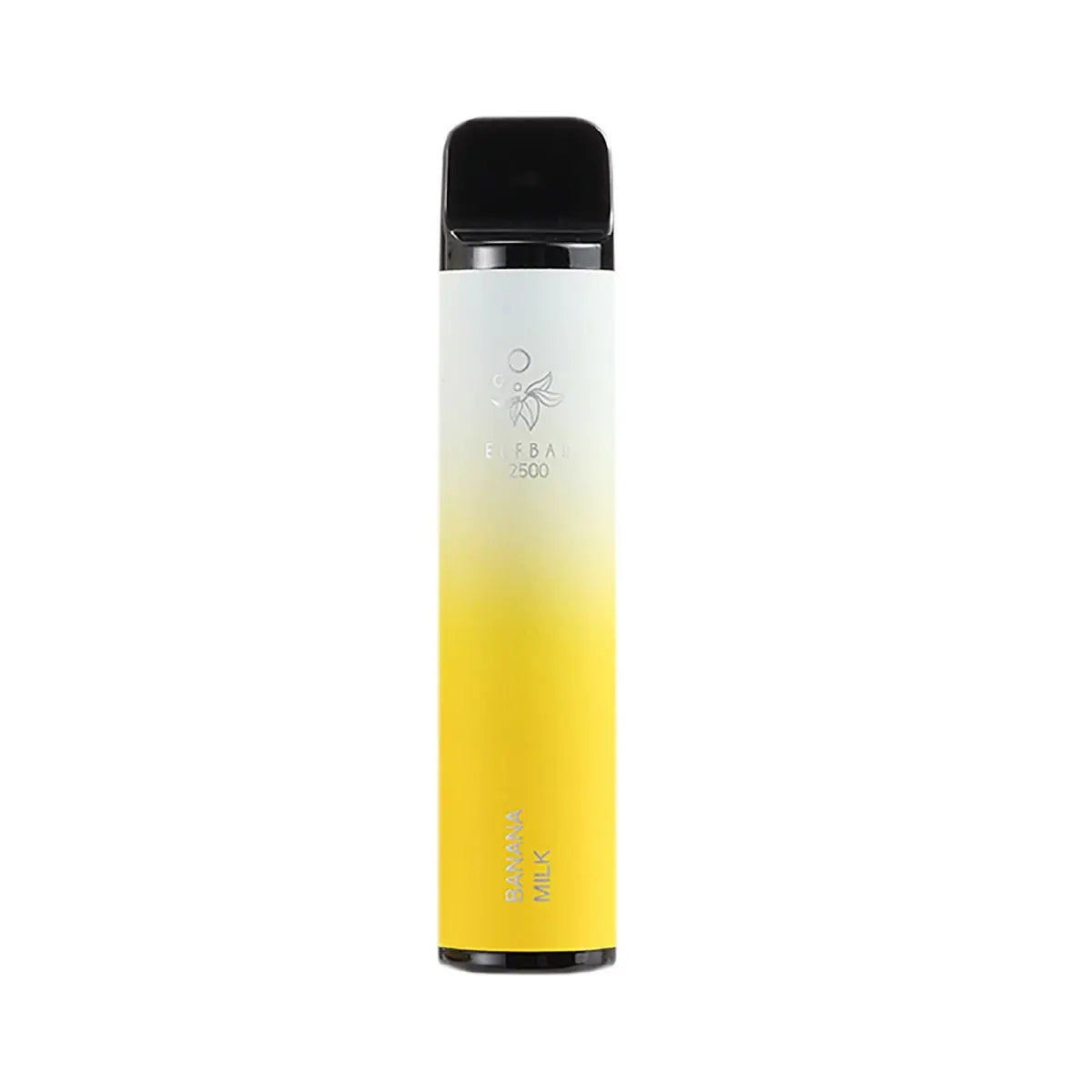 vape elf bar 2500 puffs mit banana milk und 20mg nikotin