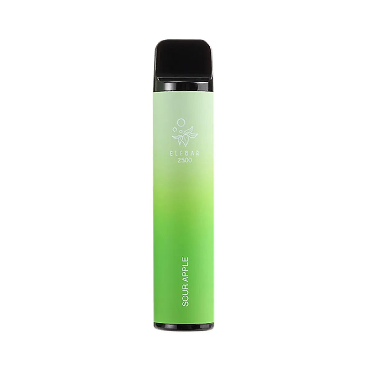 vape elf bar 2500 puffs mit sour apple und 20mg nikotin