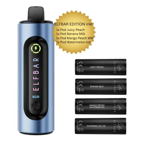 elfbar 4in1 vape 20mg, starterset elfbar edition