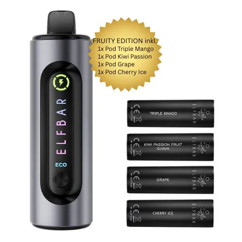 elfbar 4in1 vape 20mg, starterset fruity edition