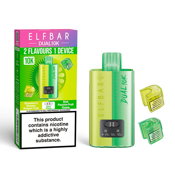 elfbar dual 10k starterset green edition 20mg nikotin