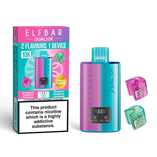 elfbar dual 10k starterset purple edition 20mg nikotin