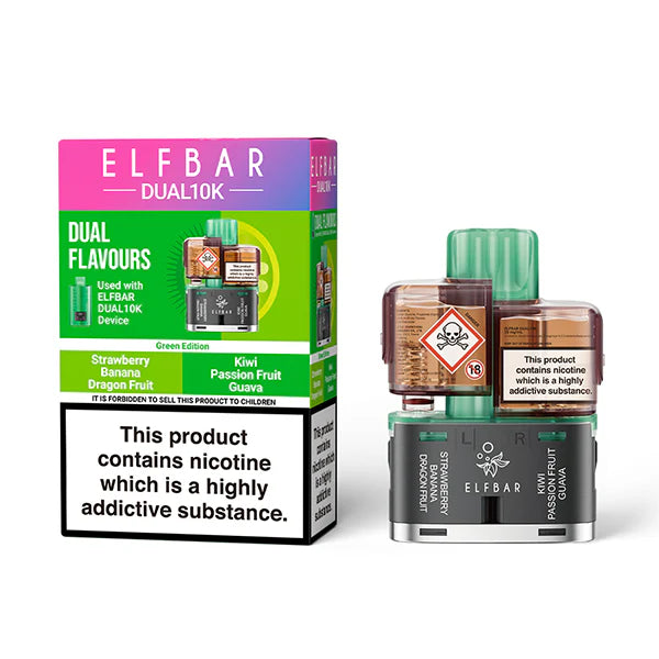 elfbar dual 10k pod green edition 20mg nikotin